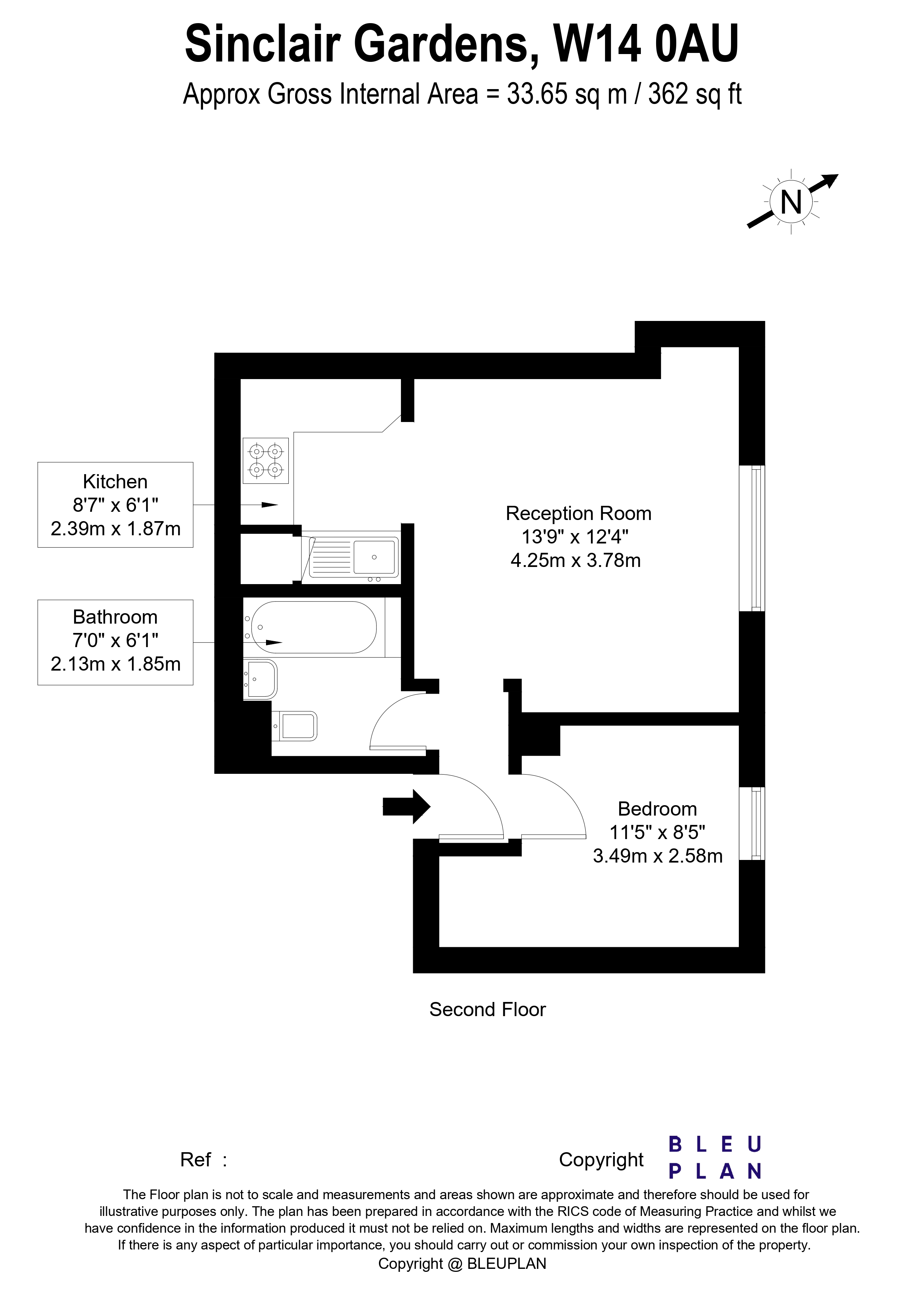 Sinclair Gardens floorplan